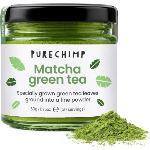 Matcha pulver av grönt té